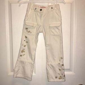 Gymboree white jeans